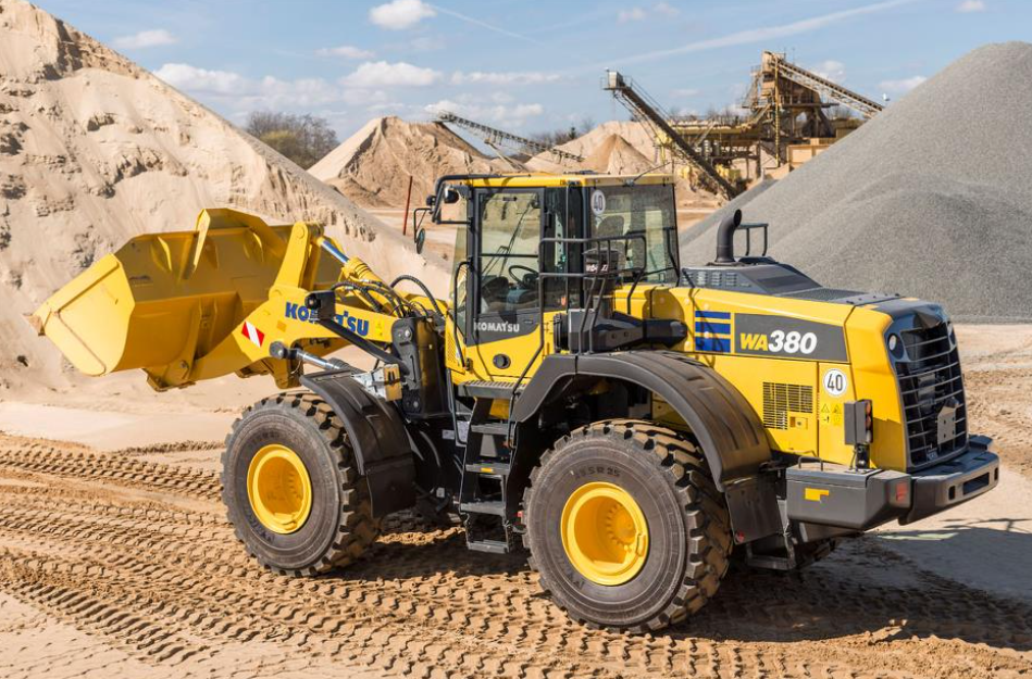 Carregadeira de rodas Komatsu WA380 – peças sobressalentes