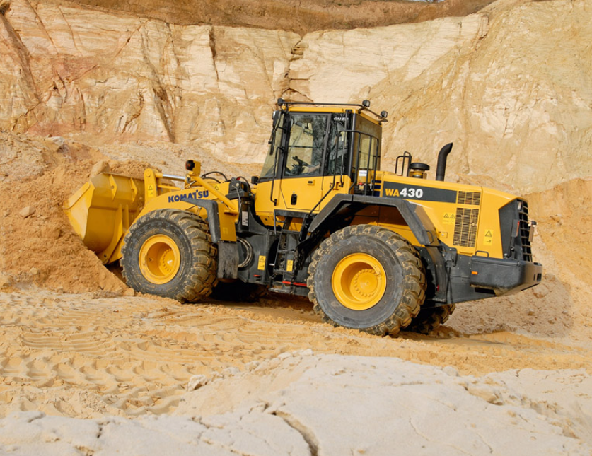 Carregadeira de rodas Komatsu WA430 – peças sobressalentes