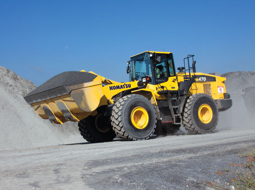 Carregadeira de rodas Komatsu WA470 – peças sobressalentes