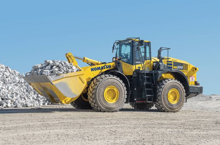 Carregadeira de rodas Komatsu WA500 – peças sobressalentes