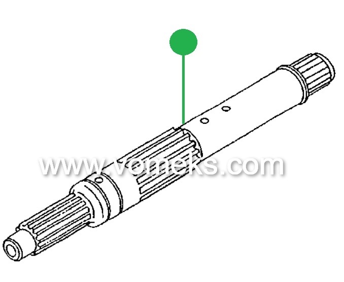 Mitsubishi 6072521101 mitsubishi 60725 21101 shaft